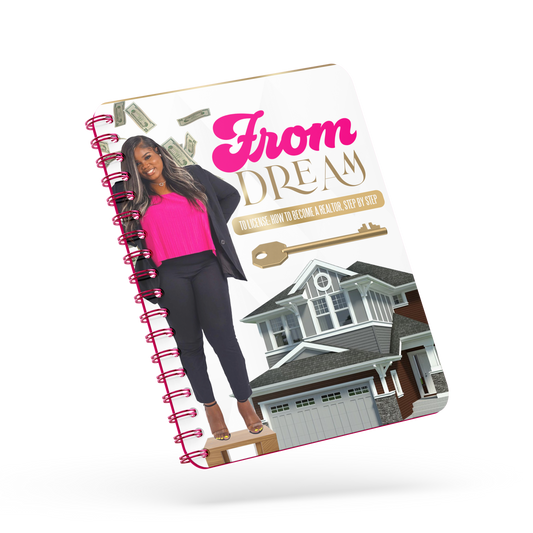 How to Become a Realtor, Step by Step E-Book ( Hard Copy Spiral Book )